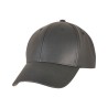Synthetic Leather Alpha Shape Dad Cap