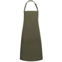 Bib Apron Basic With Pocket And Buckle