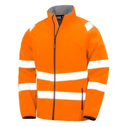 Kurtka odblaskowa softshell z recyklingu