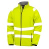 Kurtka odblaskowa softshell z recyklingu