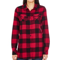 Ladies´ Woven Plaid Flannel Shirt