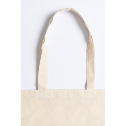 Cotton Bag Side Fold Long Handles