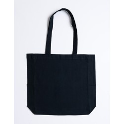 Cotton Bag Side Fold Long Handles