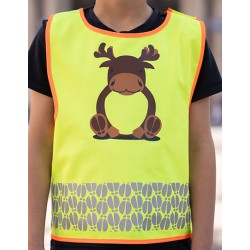 Dziecięca kamizelka odblaskowa Funtastic ze zwierzakami