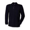 Long Sleeved Cotton Piqué Polo Shirt