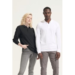 Unisex Long Sleeve Polo Shirt Planet