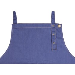 Bib Apron Jeans-Style With Pocket