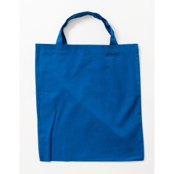 Cotton Bag Colored Short Handles