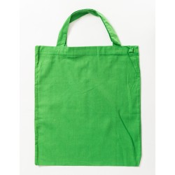 Cotton Bag Colored Short Handles