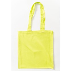 Cotton Bag Colored Long Handles