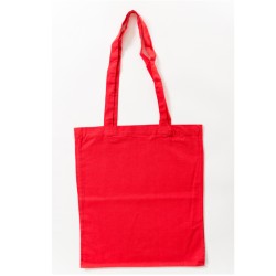 Cotton Bag Colored Long Handles