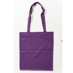 Cotton Bag Colored Long Handles