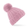 Verbier Faux Fur Pop Pom Chunky Beanie