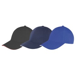 Memphis Brushed Cotton Low Profile Sandwich Peak Cap