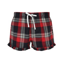 Women´s Tartan Frill Lounge Shorts