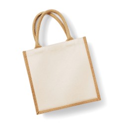 Printers Midi Jute Bag