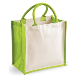 Printers Midi Jute Bag