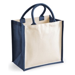 Printers Midi Jute Bag