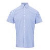 Men´s Microcheck (Gingham) Short Sleeve Cotton Shirt