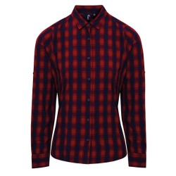 Women´s Mulligan Check Cotton Long Sleeve Shirt