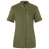 Ladies Chefs Jacket Green-Generation Short Sleeve