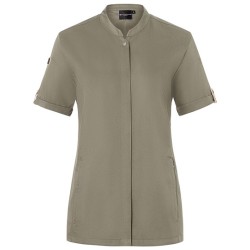 Ladies Chefs Jacket Green-Generation Short Sleeve