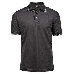 Men´s Luxury Stripe Stretch Polo