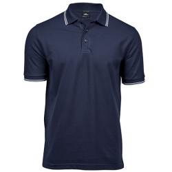 Men´s Luxury Stripe Stretch Polo