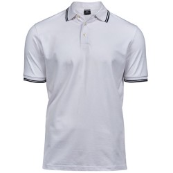 Men´s Luxury Stripe Stretch Polo