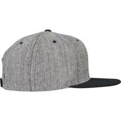Melange Solid Snapback