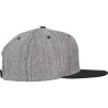 Melange Solid Snapback