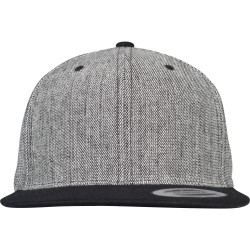Melange Solid Snapback