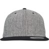 Melange Solid Snapback