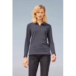 Women´s Long-Sleeve Piqué Polo Shirt Perfect