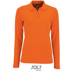 Women´s Long-Sleeve Piqué Polo Shirt Perfect