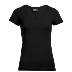 Women´s Slim Fit V-Neck-T