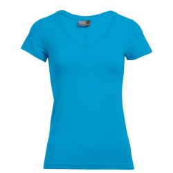 Women´s Slim Fit V-Neck-T