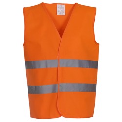 Hi-Vis 2 Bands Waistcoat