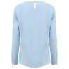 Ladies´ Pleat Front Long Sleeved Blouse