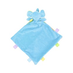 Baby Multi Coloured Comforter With Rattle