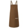Bib Apron Urban-Look With Cross Straps And Pocket
