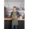 Bib Apron Urban-Nature With Cross Straps And Big Pocket