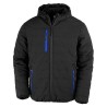 Recycled Black Compass Padded Winter Jacket