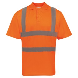 High-End Polycotton Hi-Vis Polo Shirt Cambridge