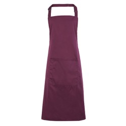 Colours Collection Bib Apron With Pocket