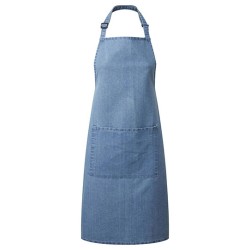 Colours Collection Bib Apron With Pocket