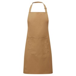 Colours Collection Bib Apron With Pocket