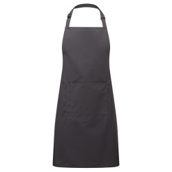 Colours Collection Bib Apron With Pocket