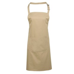 Colours Collection Bib Apron With Pocket