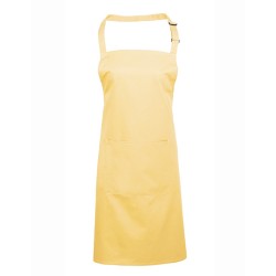 Colours Collection Bib Apron With Pocket